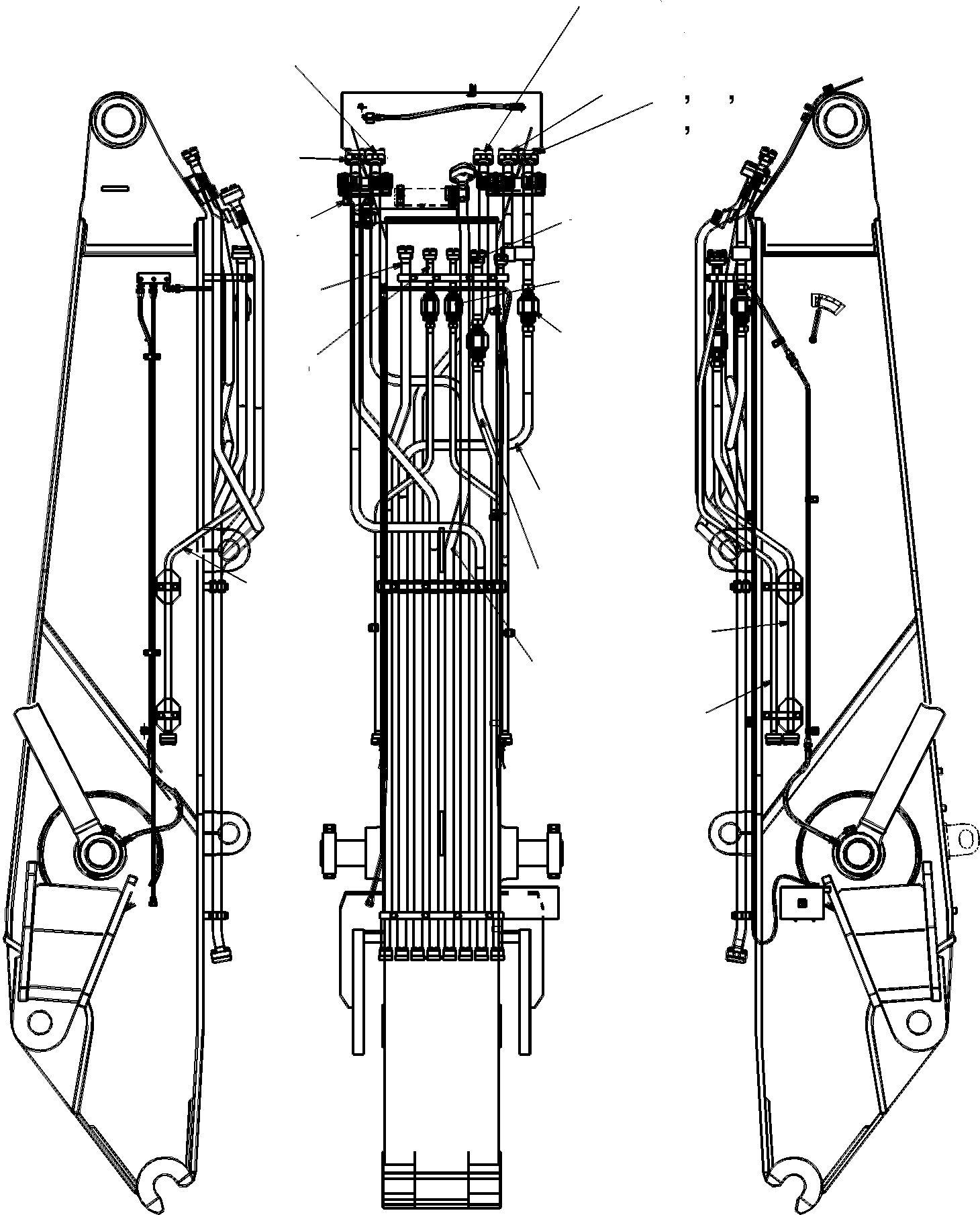 Трубка KV-1B60-5160 KOMATSU