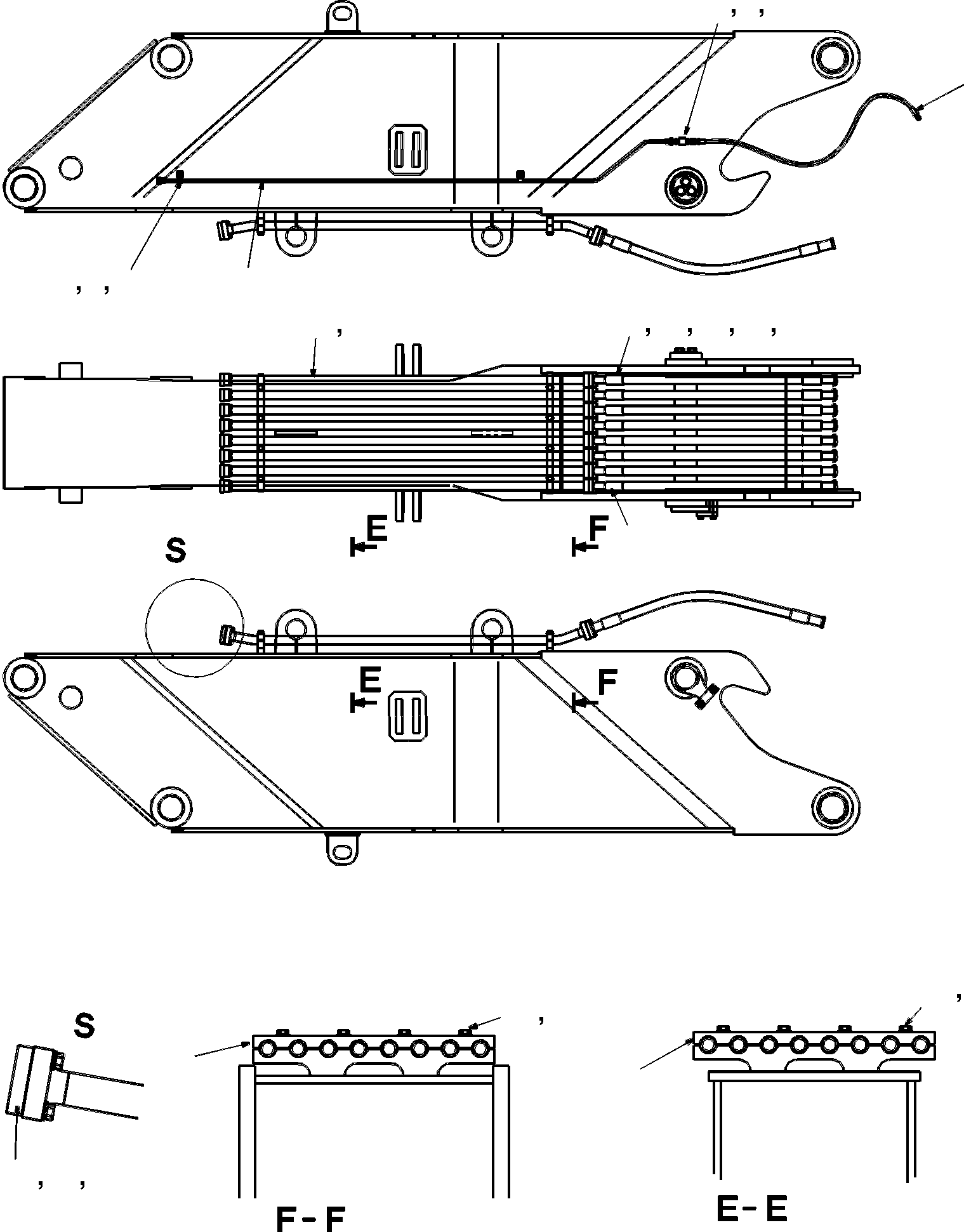 Шланг 207-70-KB910 KOMATSU