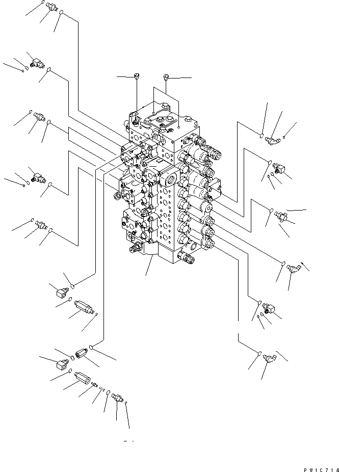 Управляющий клапан (723-48-26301) KOMATSU