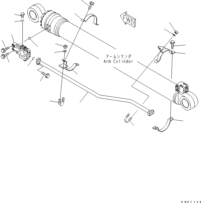 PILOT VALVE,(SEE FIG.Y1679-11A1) (702-21-08710) KOMATSU