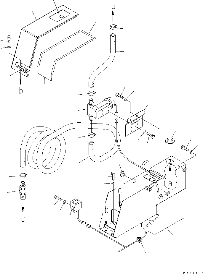Корпус 207-54-73510 KOMATSU