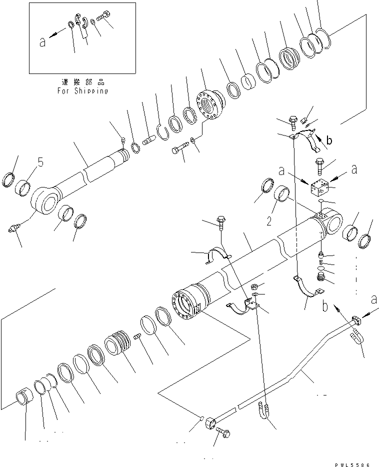 ARM CYLINDER ASS'Y 707-01-0A450 KOMATSU