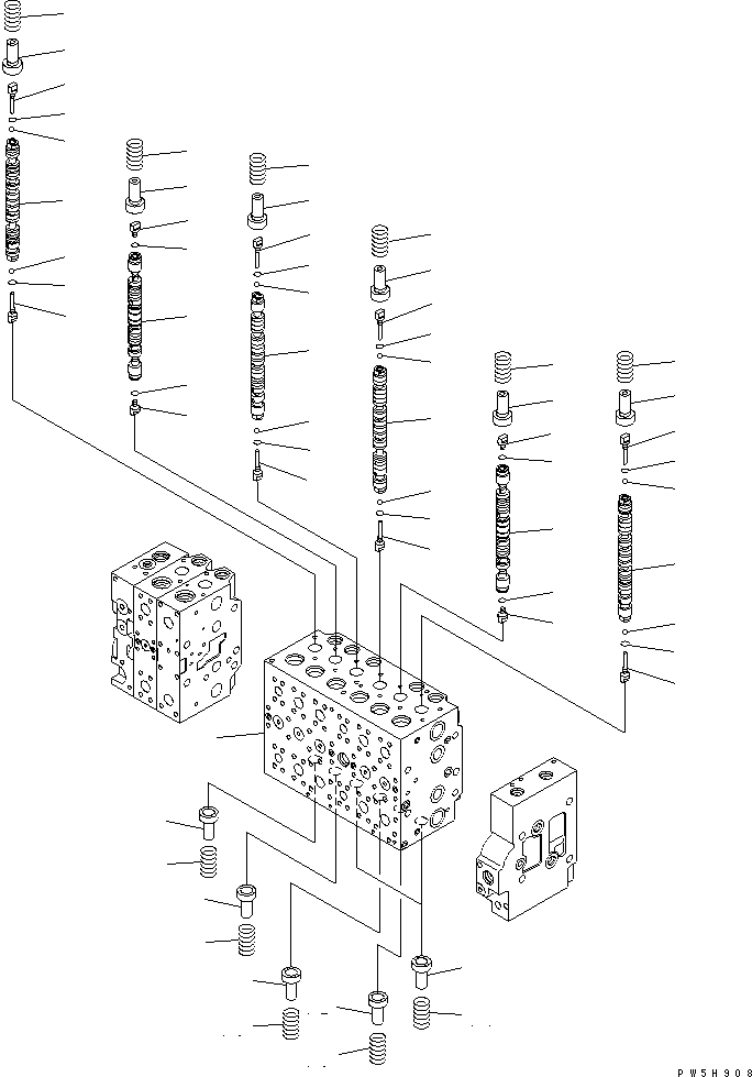 управляющий клапан 723-48-26301 KOMATSU