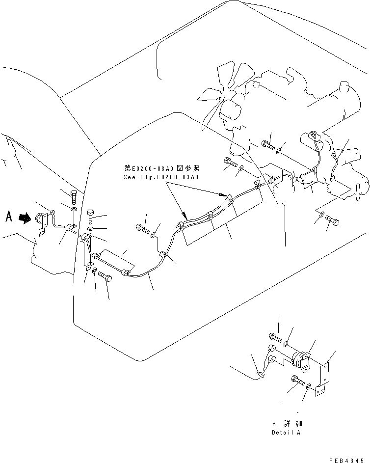 Провод 207-06-K2171 KOMATSU