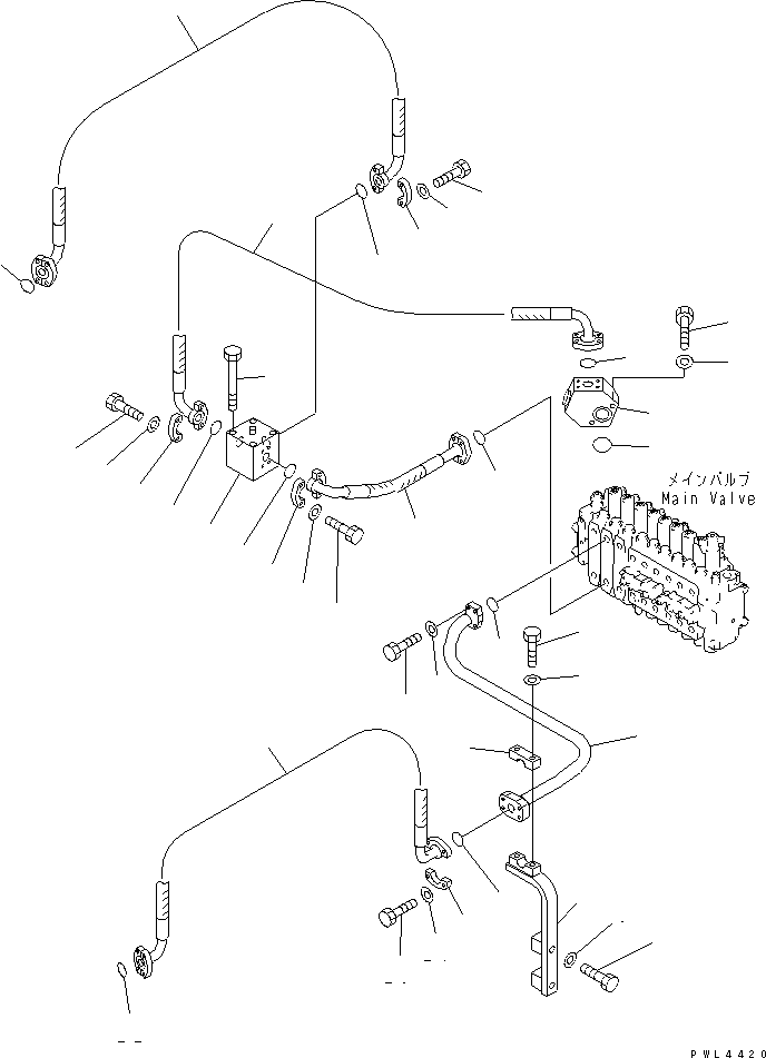 Фланец 07371-61260 KOMATSU