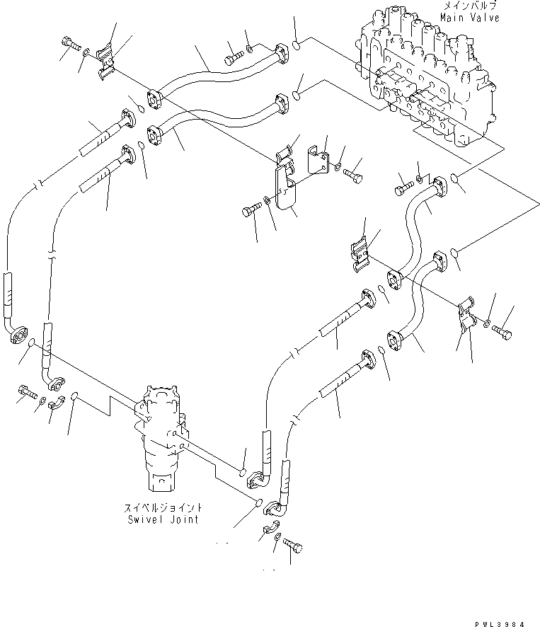 Шланг 207-62-K2140 KOMATSU