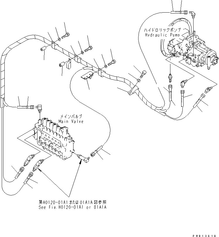 Шланг 207-62-K2110 KOMATSU