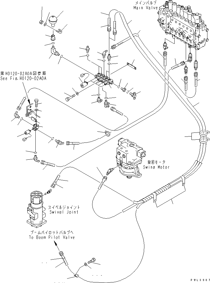 Шланг 207-62-K2380 KOMATSU