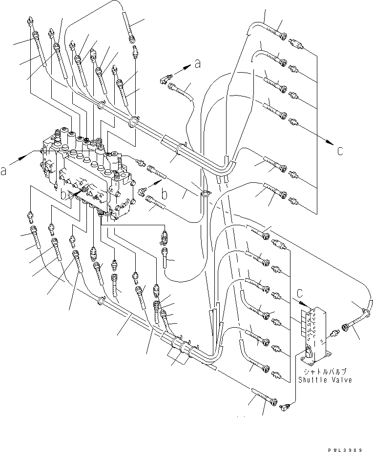 Шланг в сборе 207-62-68220 KOMATSU