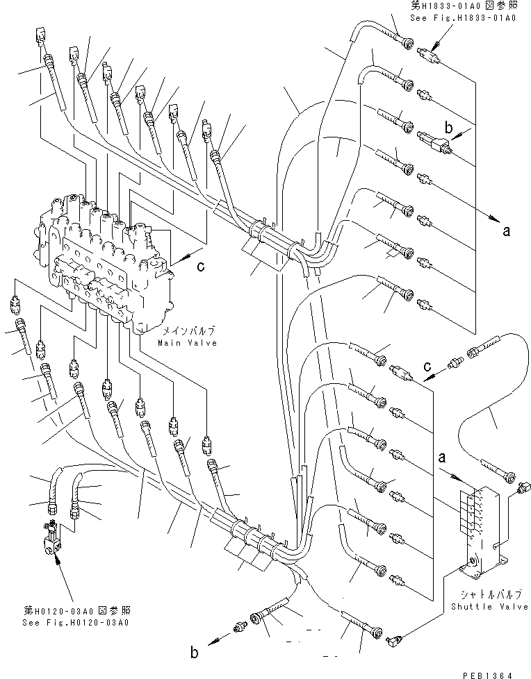 Шланг в сборе 207-62-68230 KOMATSU