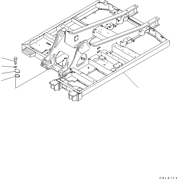 Рама 207-46-K1871 KOMATSU