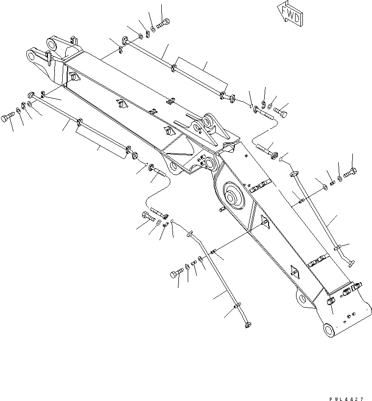 Хомут 208-970-K210 KOMATSU