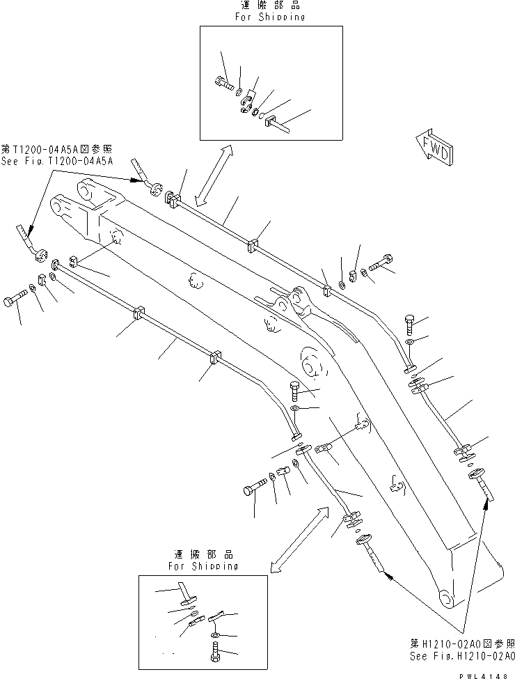 Трубка 207-970-6730 KOMATSU