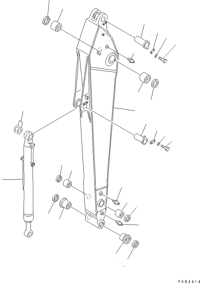 ARM,LONG 207-943-6110 KOMATSU