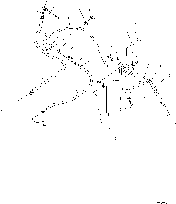 фильтр в сборе (6745-71-7200) KOMATSU