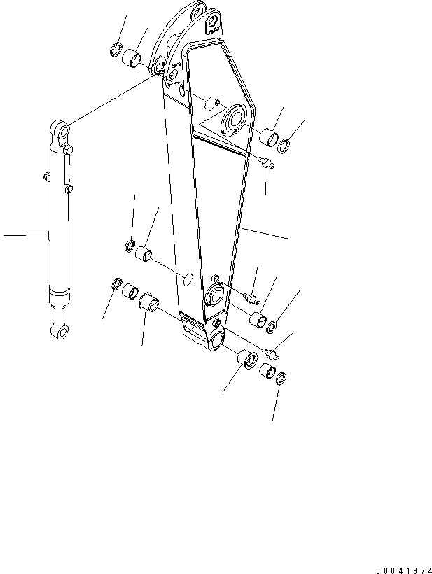 CYLINDER GROUP,(SEE FIG. Y1620-41A1) (707-01-XY011) KOMATSU