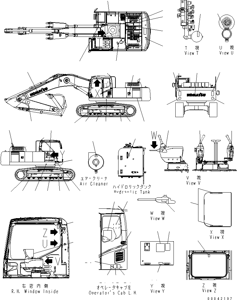 DECAL KIT 207-00-K1920 KOMATSU