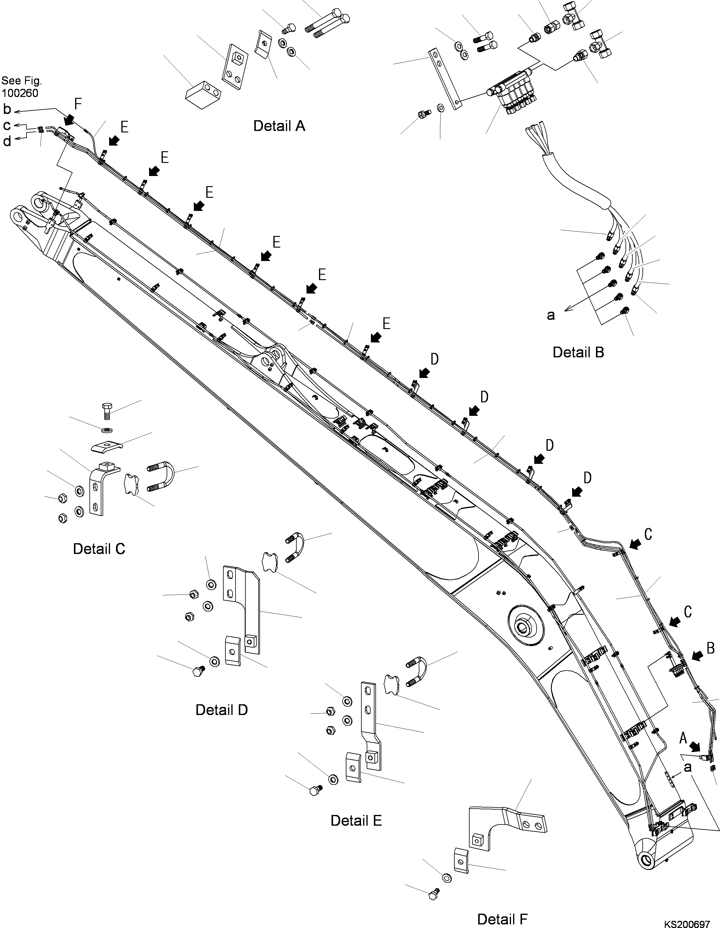 Жгут проводов 207-06-KK111 KOMATSU