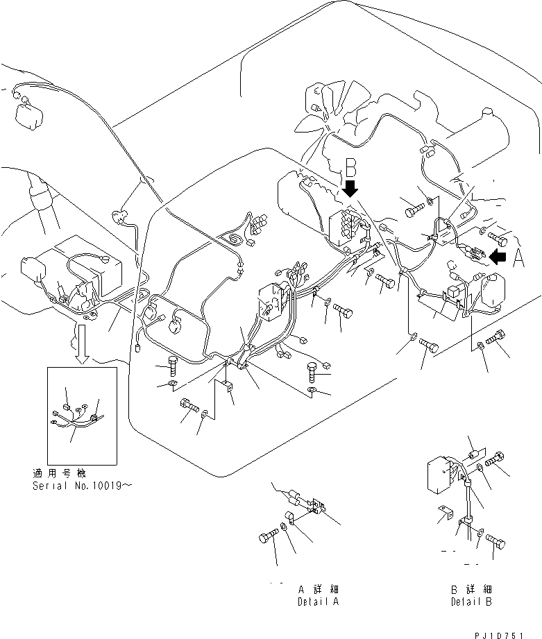 Жгут проводов 207-06-61321 KOMATSU