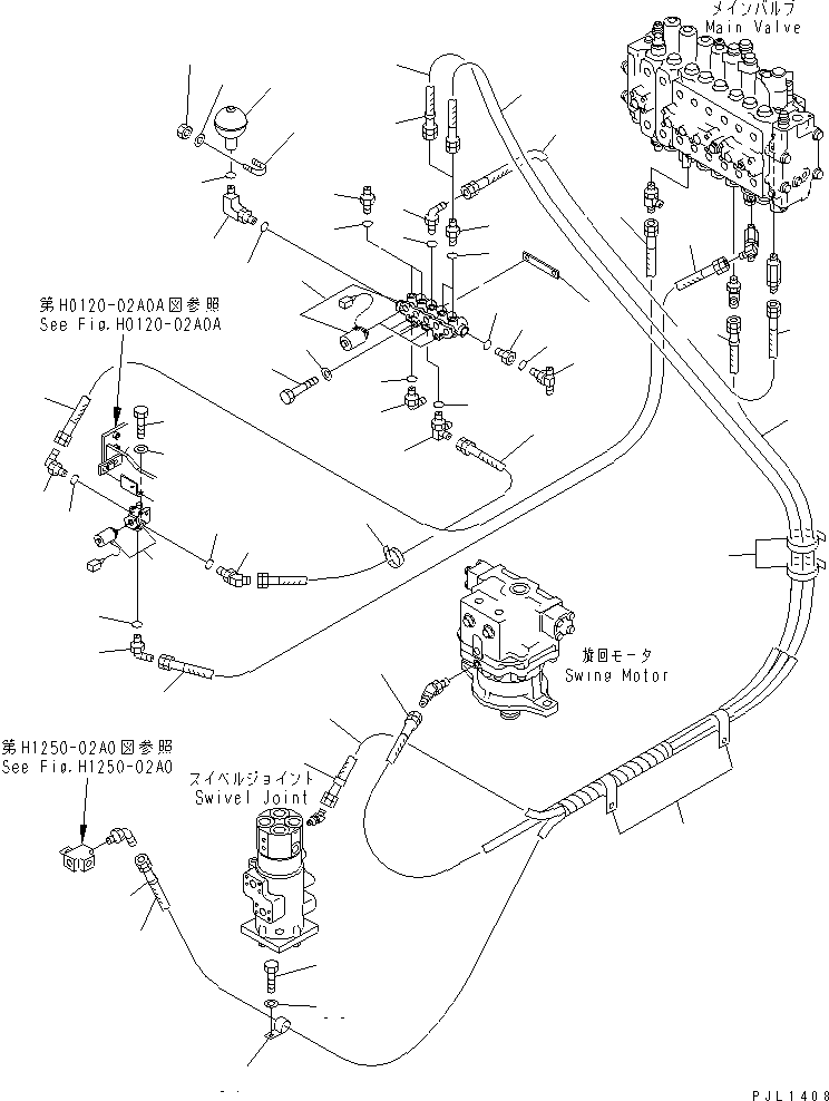 VALVE ASS'Y,(SEE FIG.Y1861-01A0A) (207-60-61201) KOMATSU
