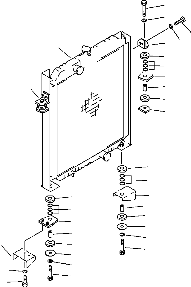 BRACKET, R.H 208-03-58170 KOMATSU