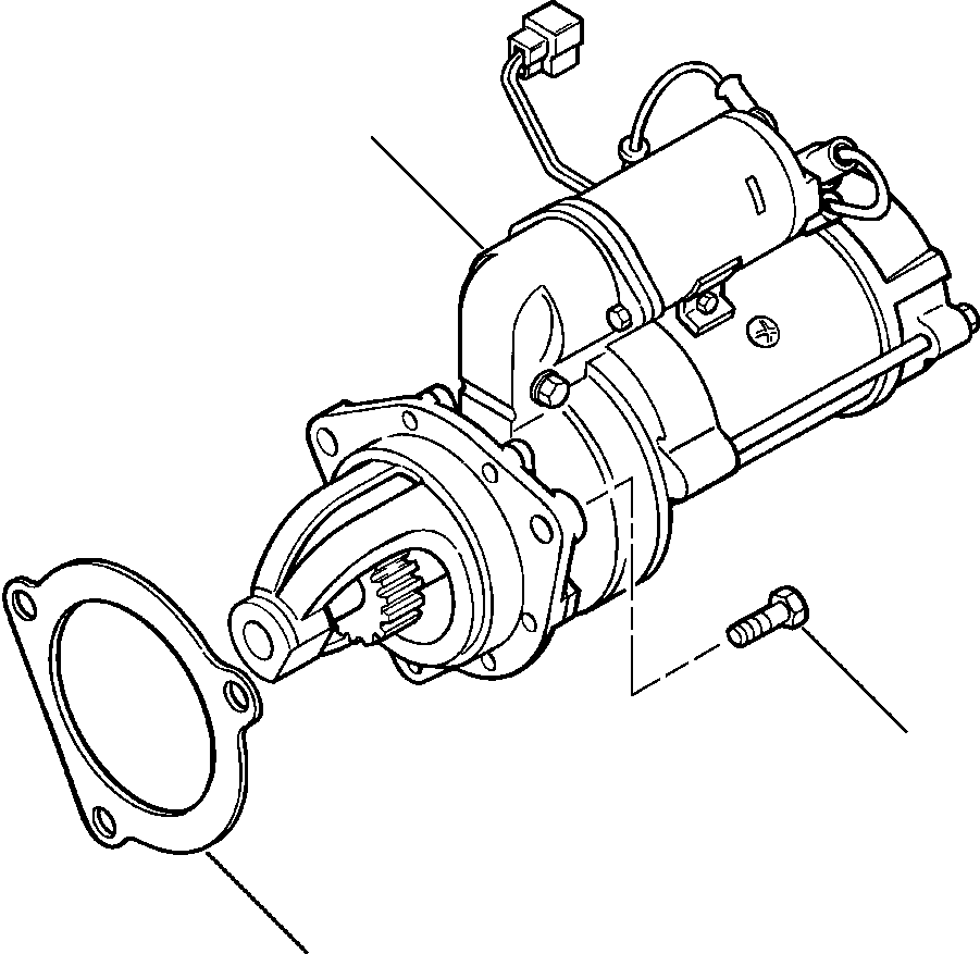 MOTOR, CRANKING 208-06-A1120 KOMATSU
