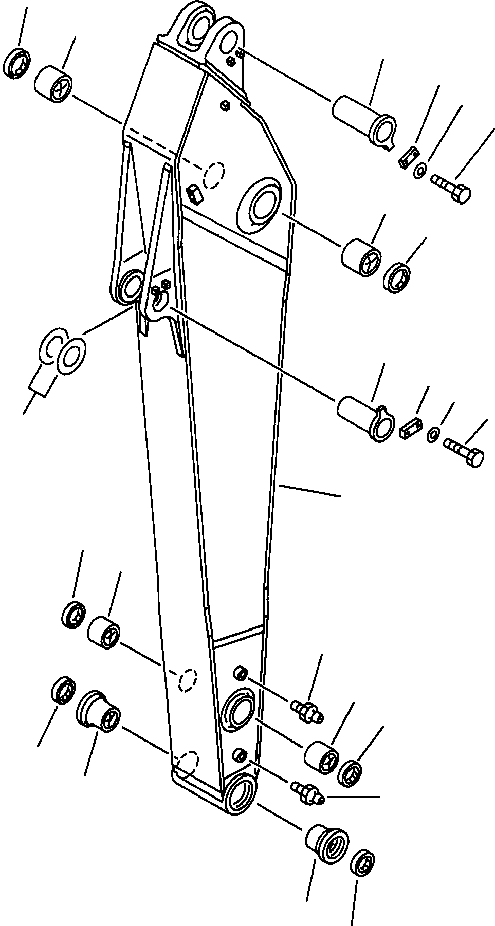 Рукоять в сборе 208-70-00110 KOMATSU