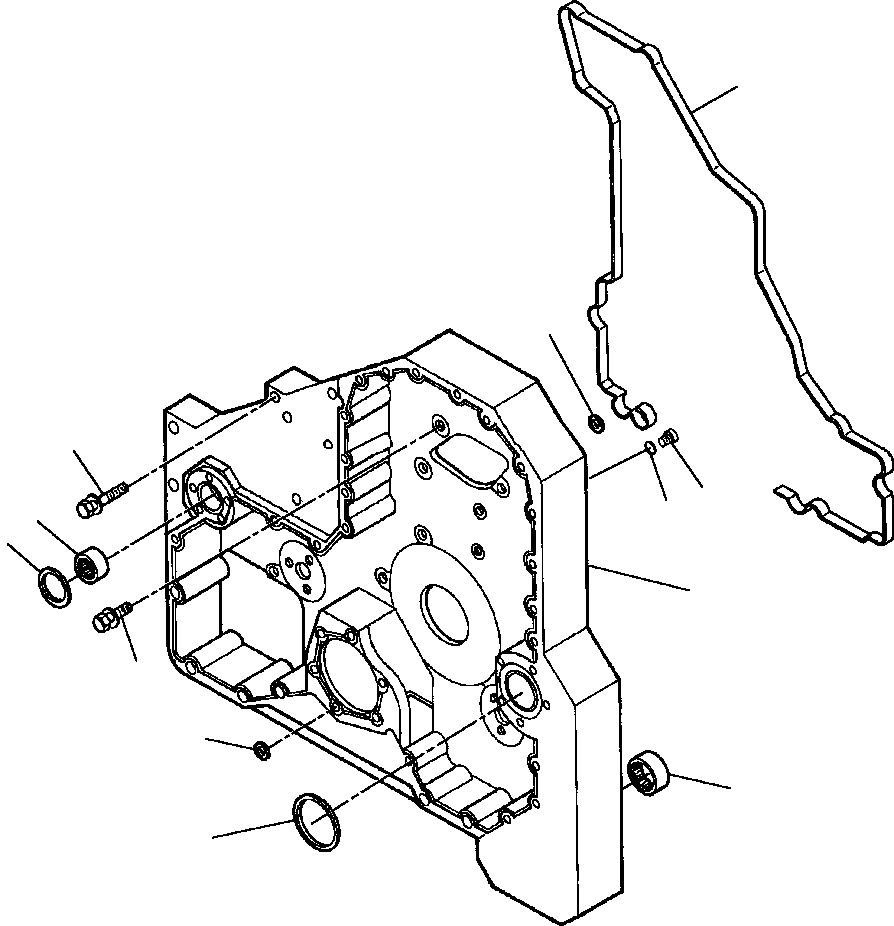 HOUSING, GEAR 1295 193 H94 KOMATSU