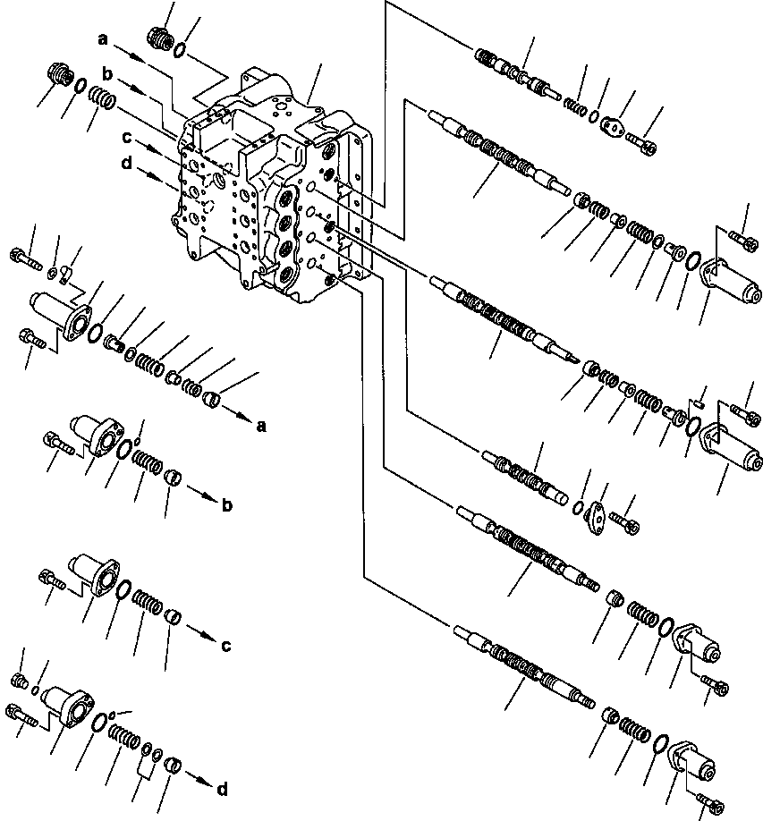 Клапан в сборе 709-94-94102 KOMATSU