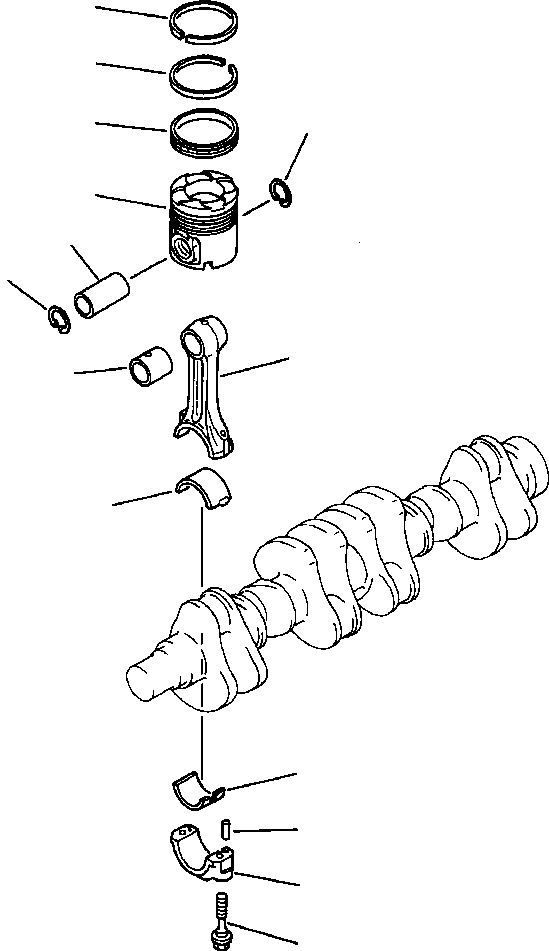 PISTON, ENGINE 6151-31-2511 KOMATSU