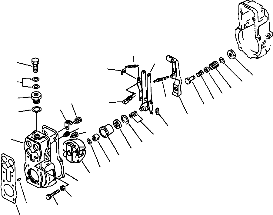 Регулятор в сборе ND190800-2460 KOMATSU