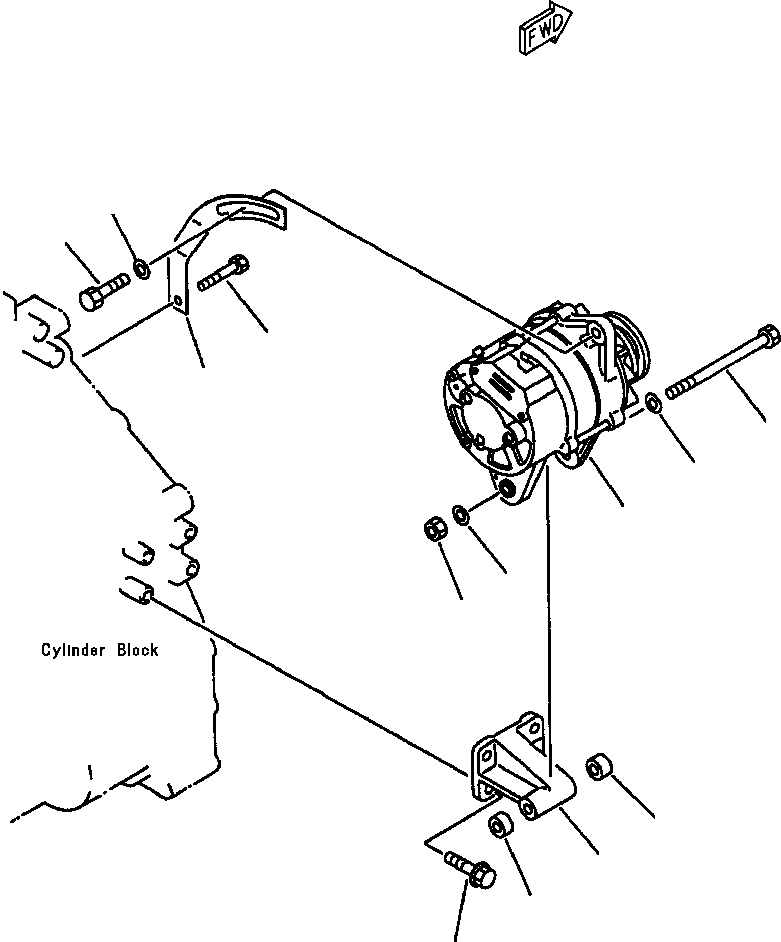 PLATE,ADJUST 6150-81-6680 KOMATSU