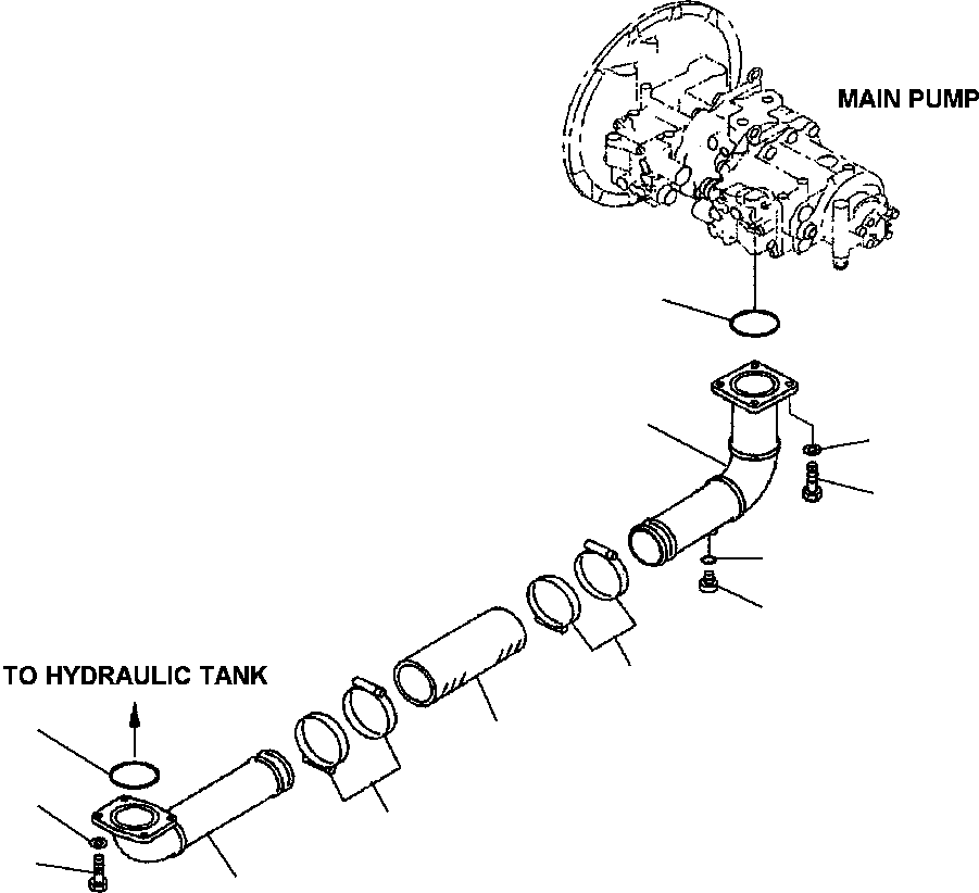 Трубка 208-62-61112 KOMATSU