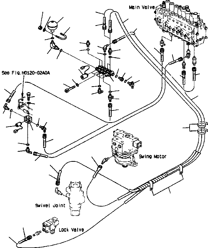 Шланг в сборе 207-62-63810 KOMATSU