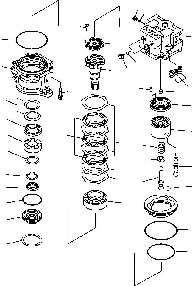 MOTOR ASSEMBLY, SWING 706-77-01310 KOMATSU