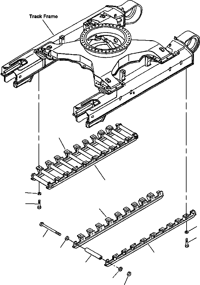 GUARD, L.H 208-30-67281 KOMATSU