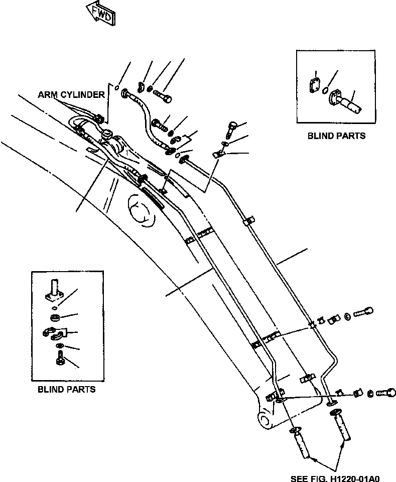 Трубка 208-62-64240 KOMATSU
