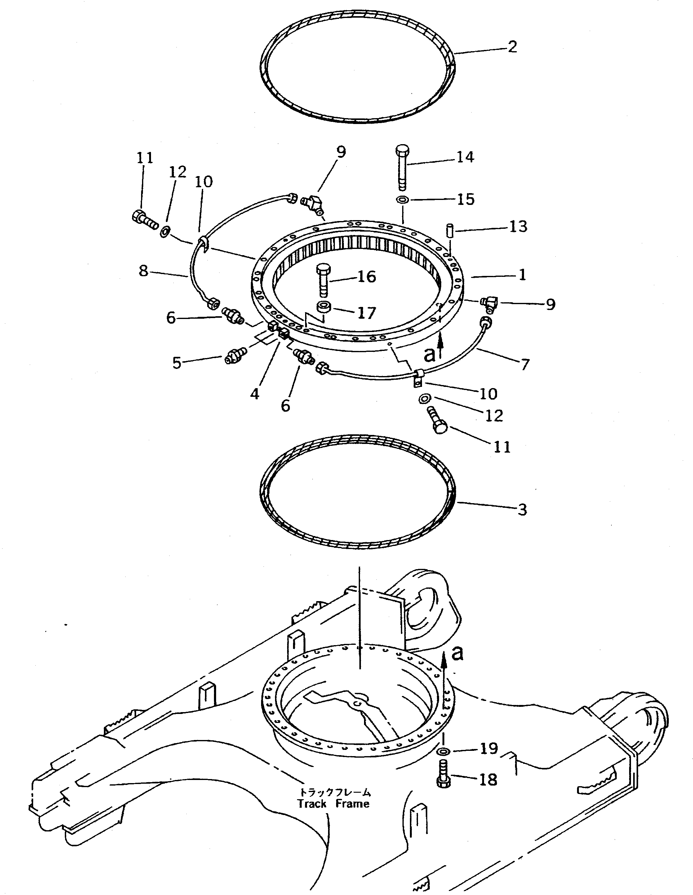 CIRCLE,SWING \3\208-25-52100 KOMATSU
