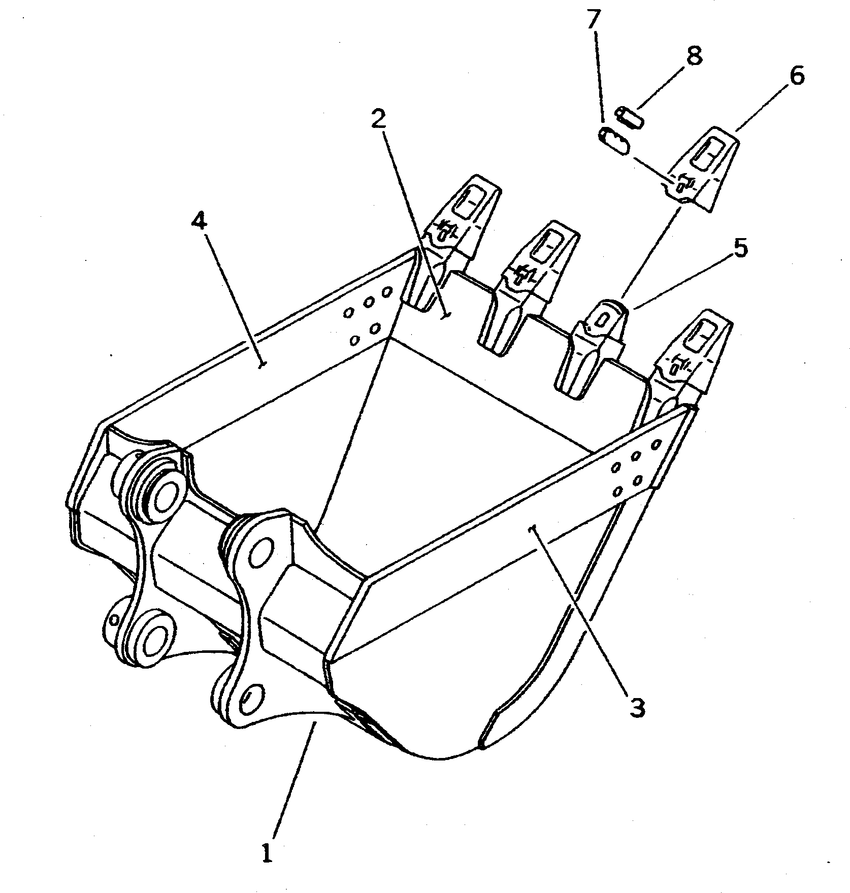 BUCKET GROUP (\8\208-926-X120) KOMATSU