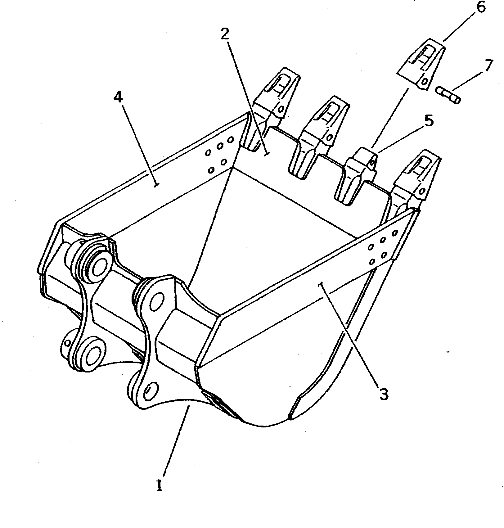 BUCKET GROUP (\8\208-926-X130) KOMATSU