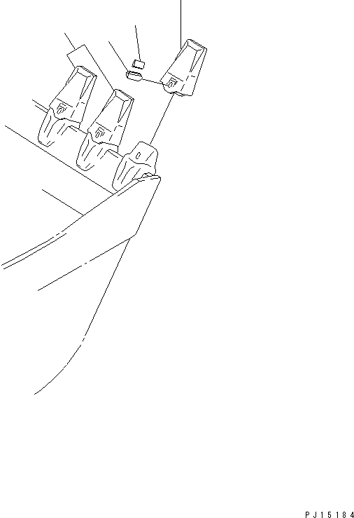 Замок (208-70-34191) KOMATSU