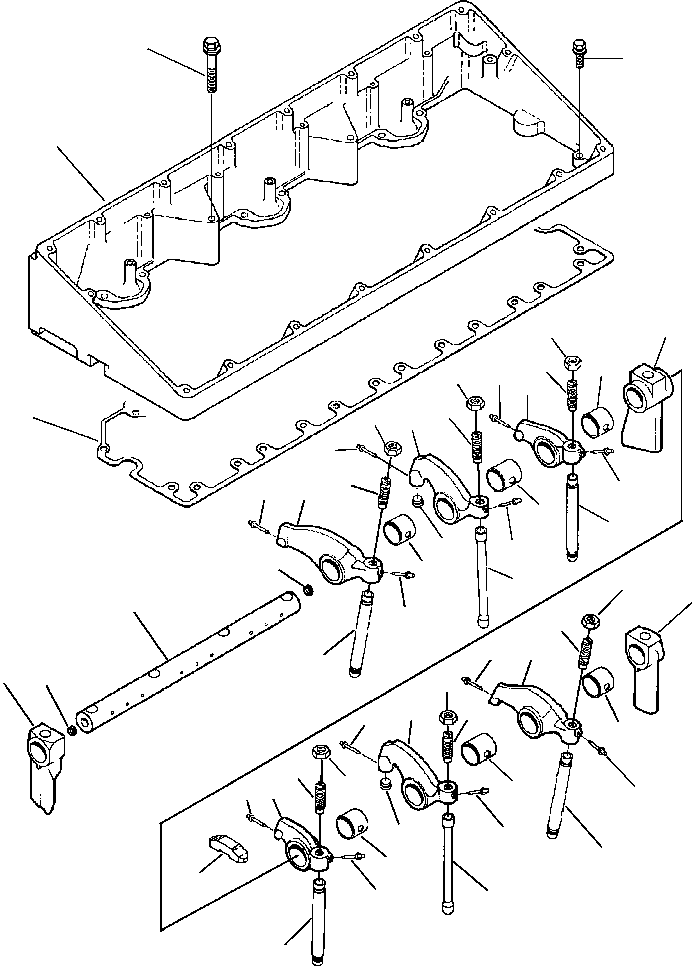 HOUSING, ROCKER LEVER 1307 086 H1 KOMATSU