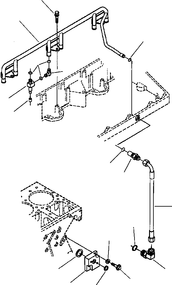 MANIFOLD, OIL 6731-51-2380 KOMATSU