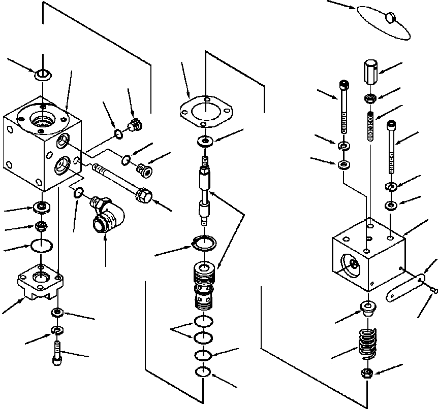 VALVE, OIL CONTROL 1310 691 H91 KOMATSU