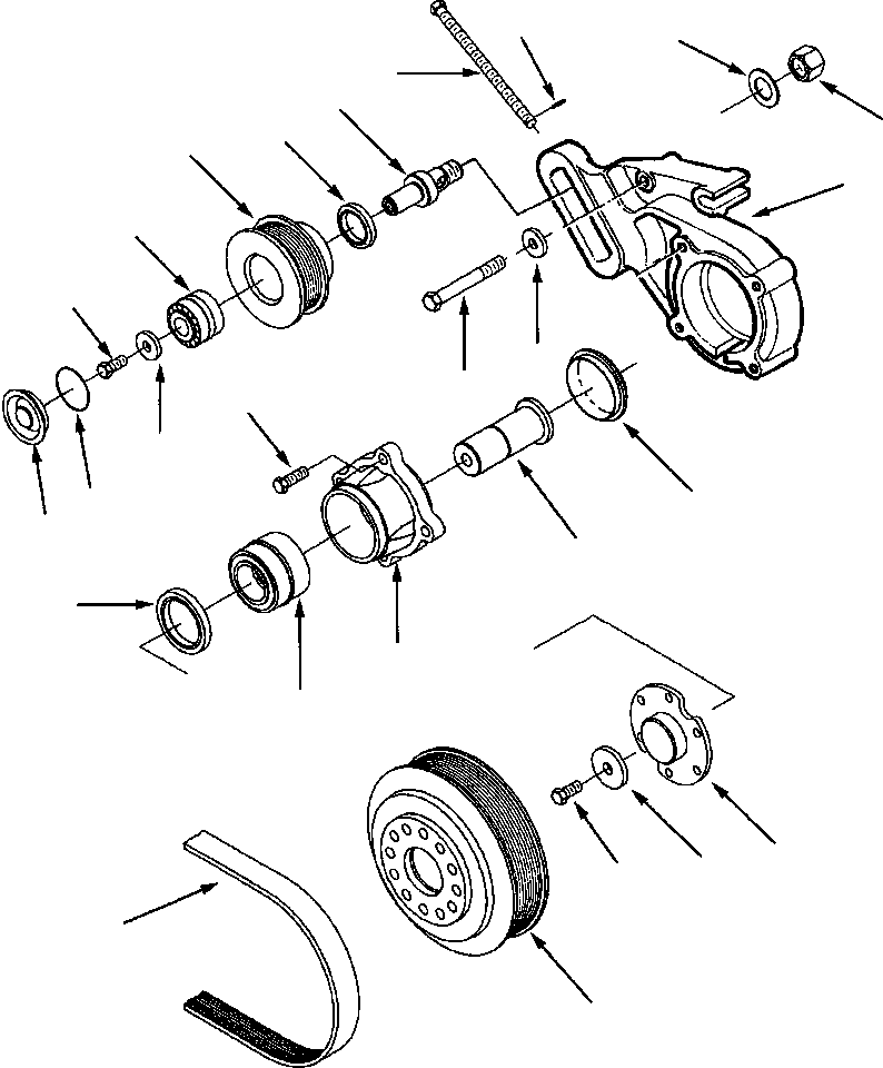 ASSEMBLY, FAN HUB 1304 974 H91 KOMATSU