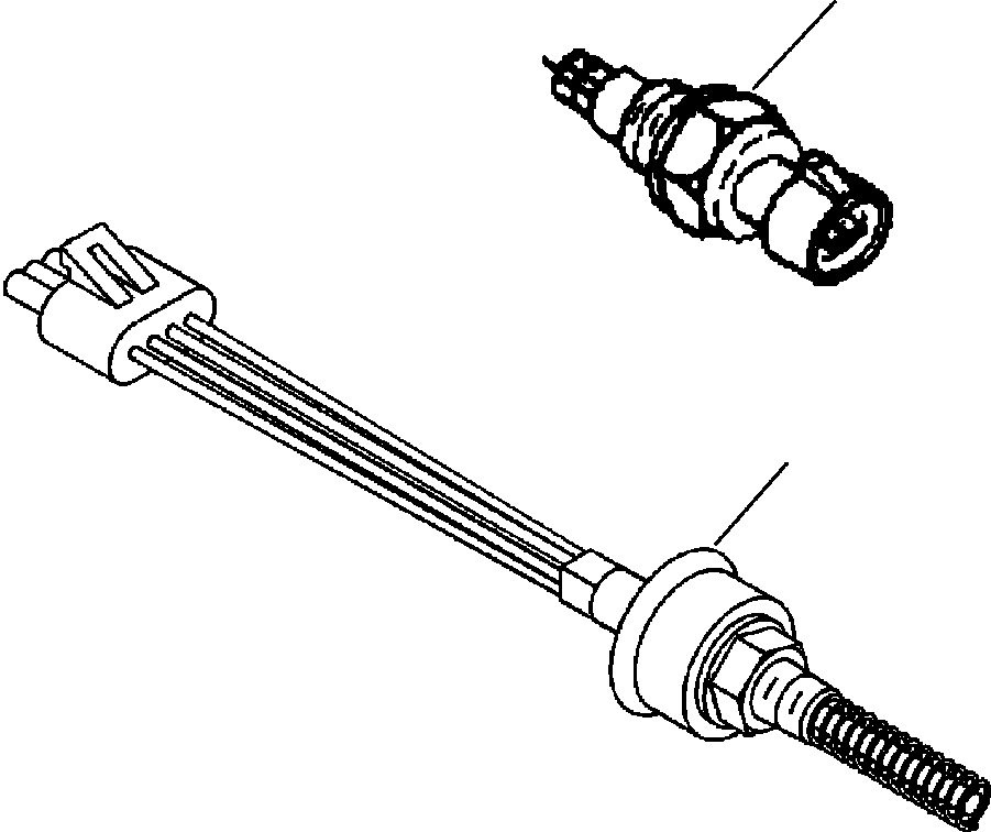 SENSOR, OIL FLUID LEVEL (3/8 - 18 NPTF) 6732-81-3150 KOMATSU
