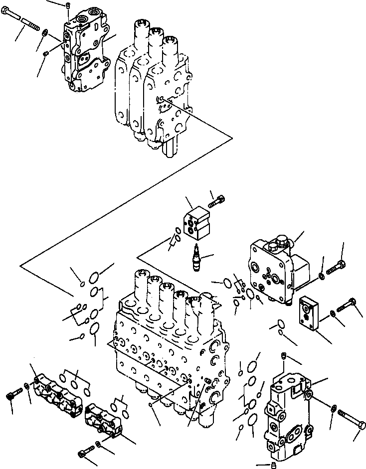 Управляющий клапан 723-49-17101 KOMATSU