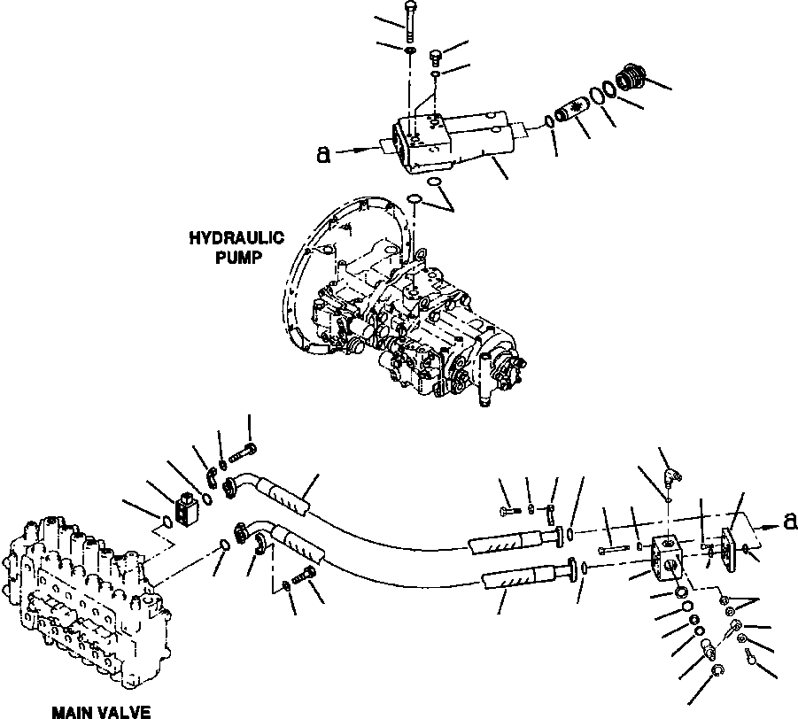 Шланг 07084-01010 KOMATSU