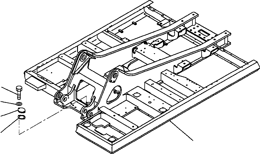 Рама 208-46-A1160 KOMATSU