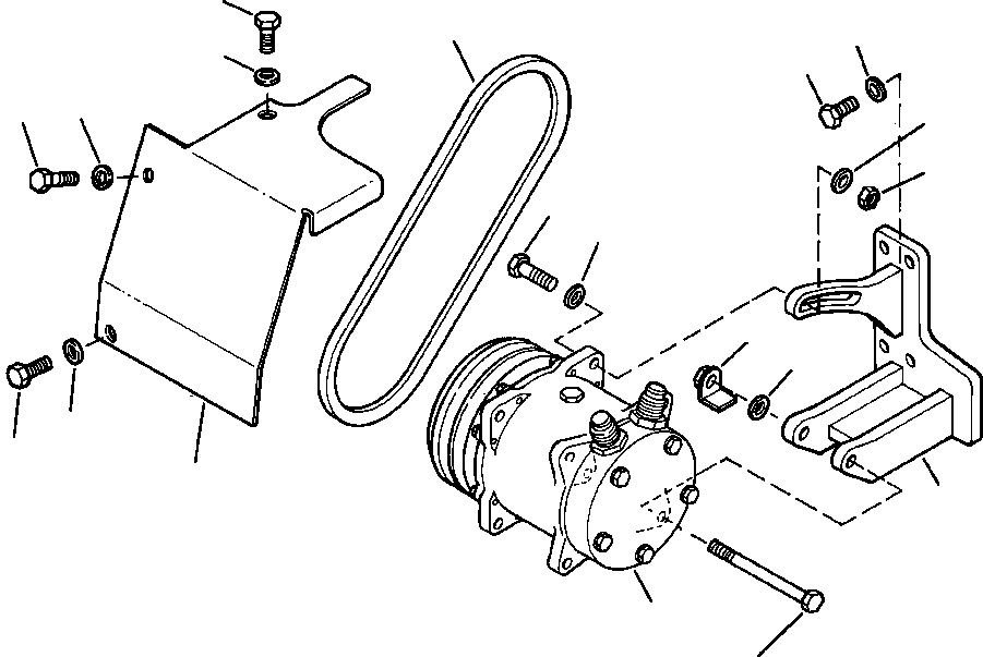 BELT, FAN 208-979-A180 KOMATSU